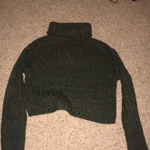 Cropped urban outfitters turtle neck sweater